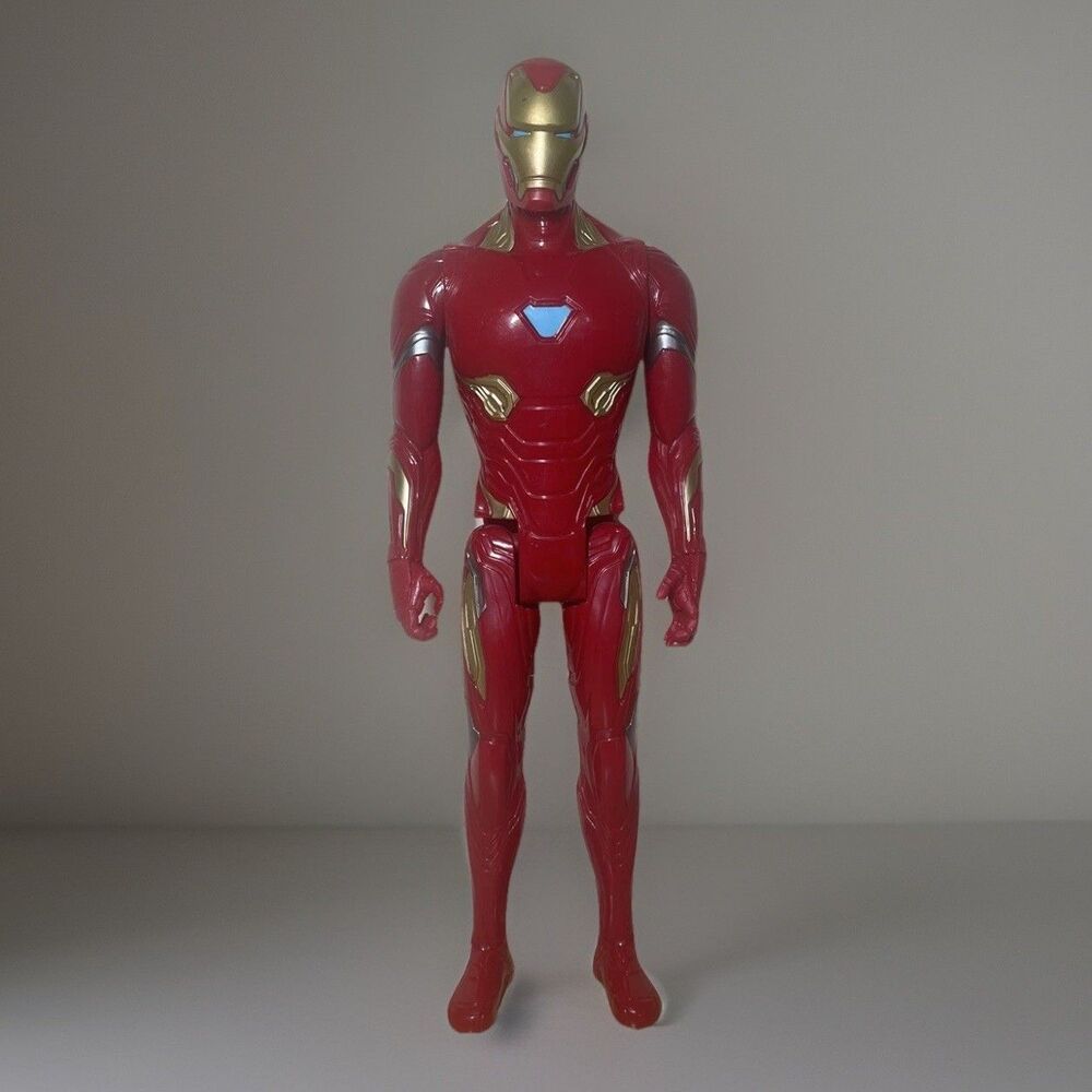 Marvel Avengers Iron Man Titan Hero Series Action Figure 12” Red Gold Hasbro Toy